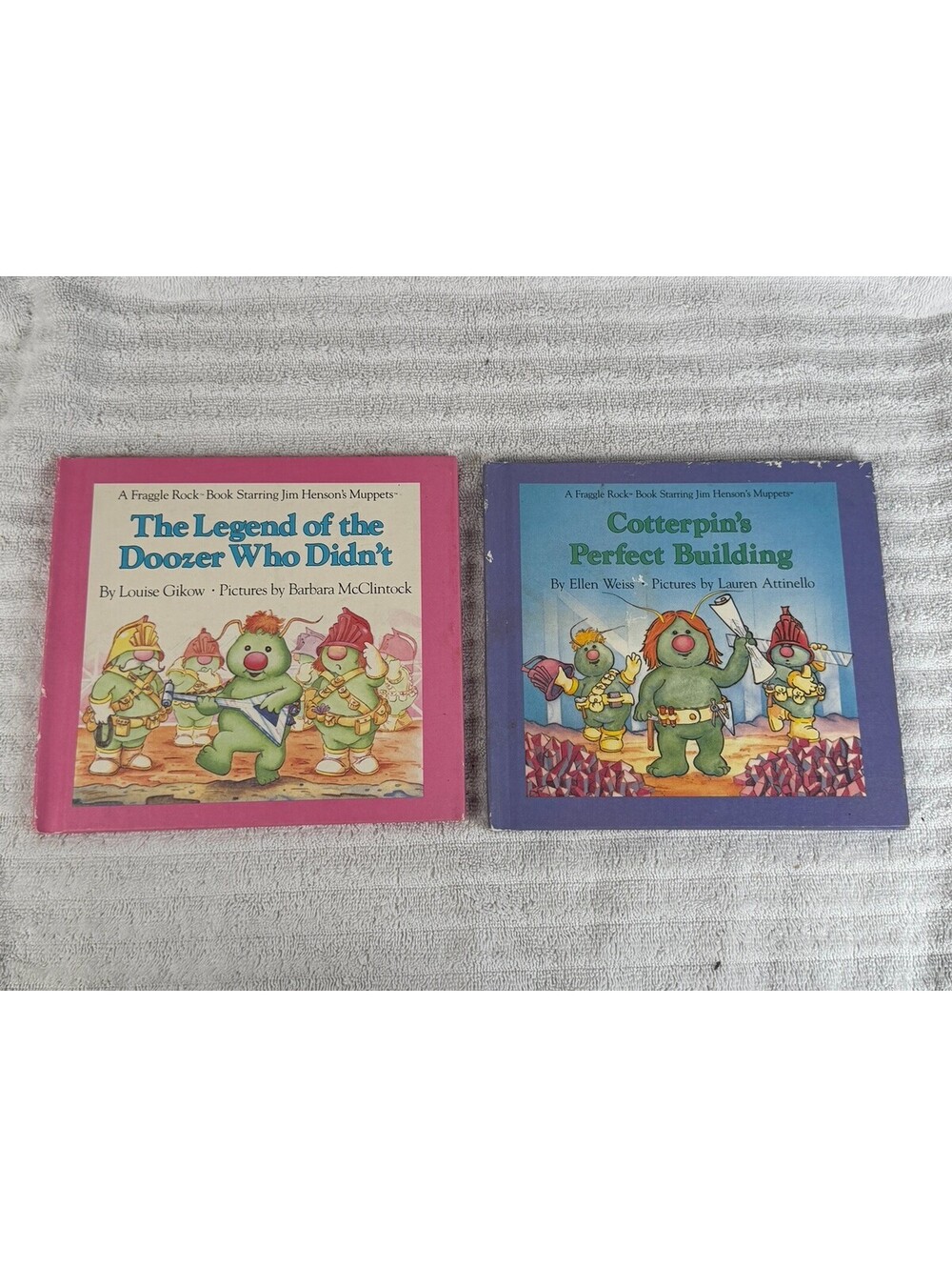 Fraggle Rock Weekly Reader Books Lot Hardcover 1980s Vintage Jim Henson